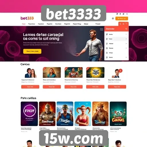 Usabilidade e design do site bet3333
