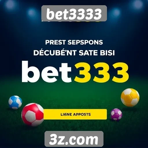 Ofertas e promoções disponíveis no site bet3333