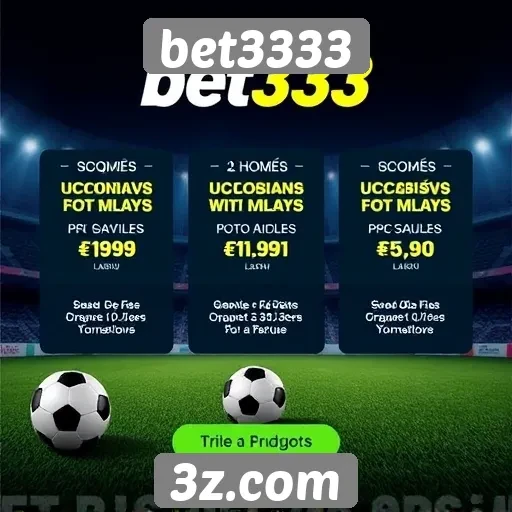 Promoções especiais do Bet3333 atraem novos jogadores