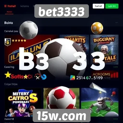 Análise da variedade de jogos disponíveis no site bet3333