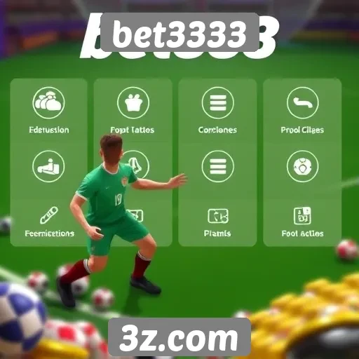 Análise das funcionalidades do site de jogos bet3333